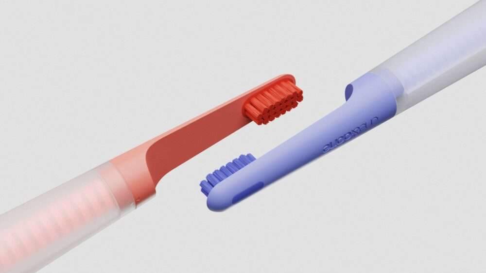 one&done toothbrush: ingenious design with a unique twist