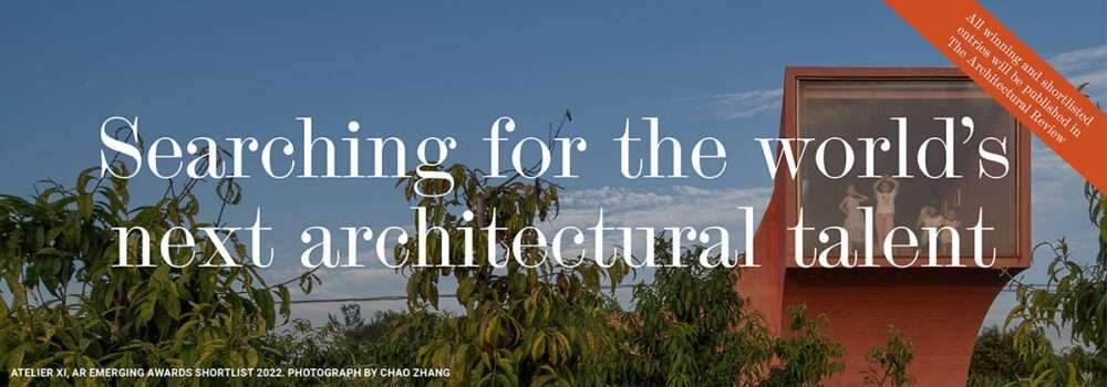 AR Emerging awards – searching for the world’s next architectural talent