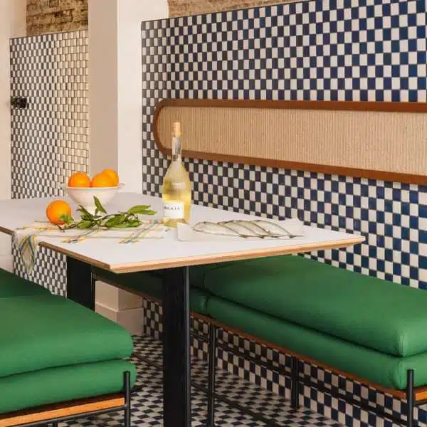 Viruta Lab blankets former fisherman’s house in Valencia with chequerboard tiles