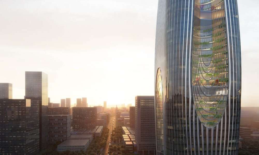 Zaha Hadid unveils the Daxia Tower drawing
