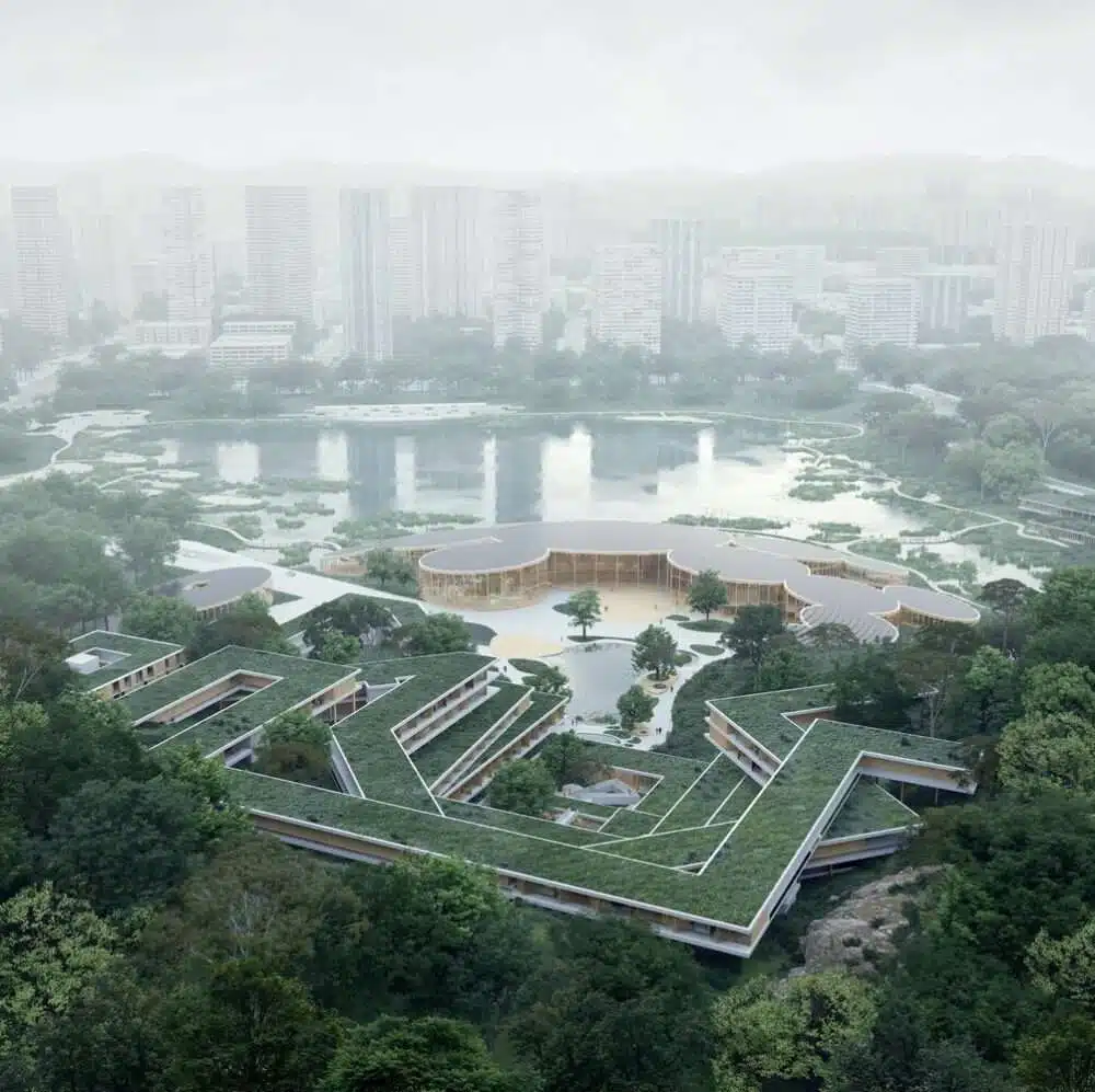 فوز مهندسو Mecanoo وMeng وLOLA Landscape في مسابقة لتصميم وادي Guangming Scientist