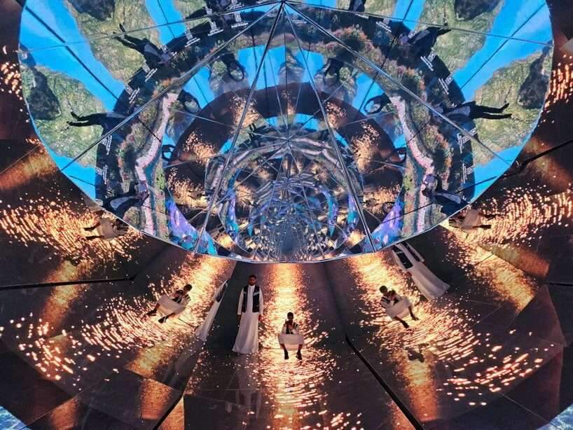 The STUFISH Mirror Tunnel celebrates mega projects in Saudi Arabia