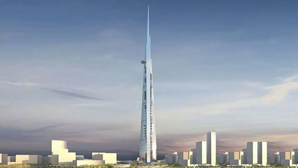 استئناف أعمال البناء في برج جدة