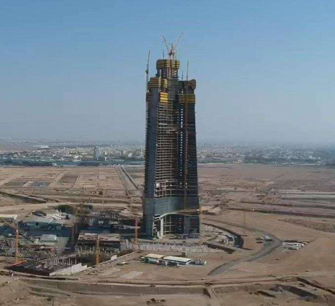 استئناف أعمال البناء في برج جدة