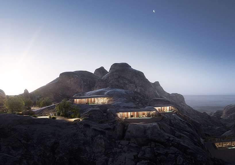 Desert Rock Resort between the picturesque mountains of the Red Sea