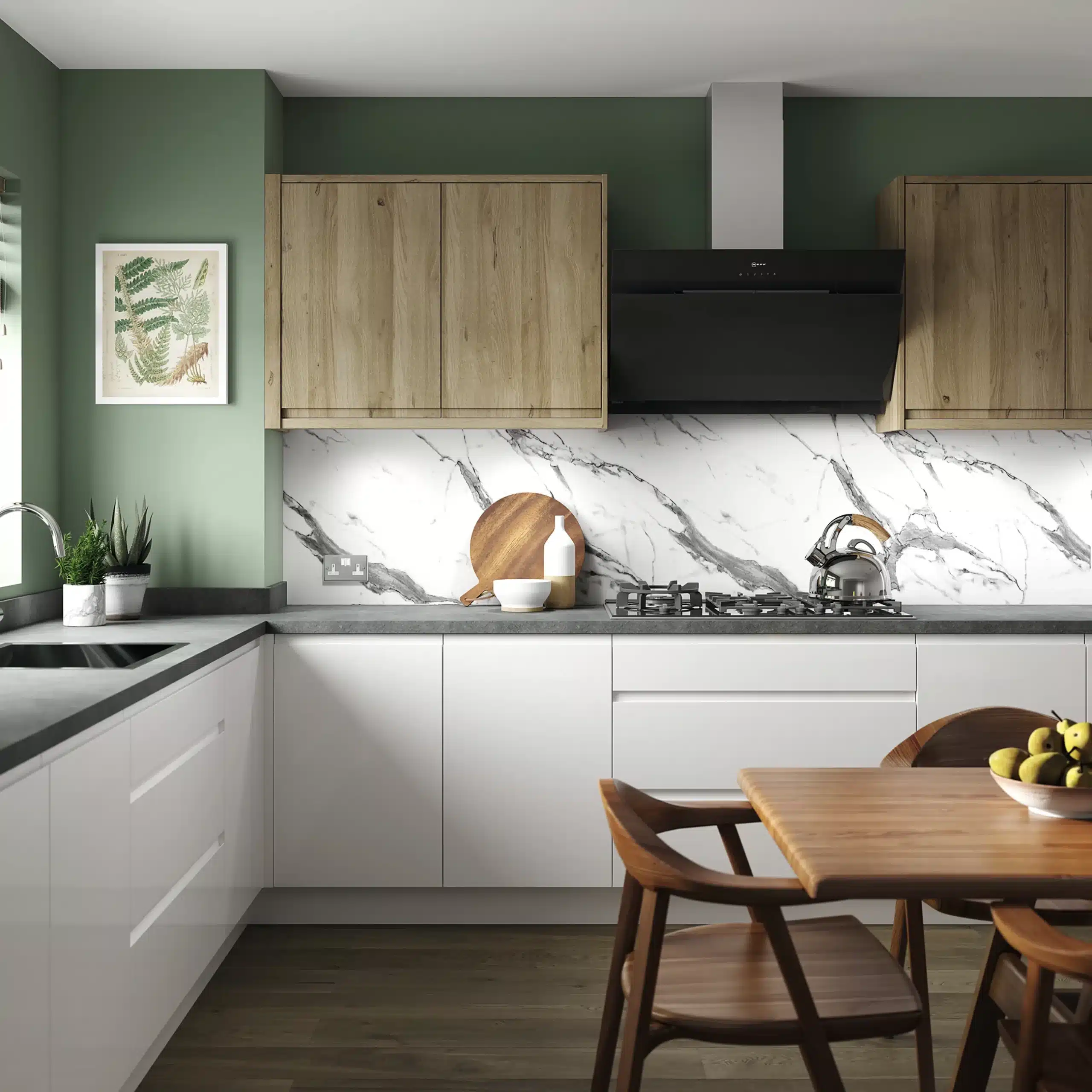 Using alternatives to marble for cladding the walls of homes