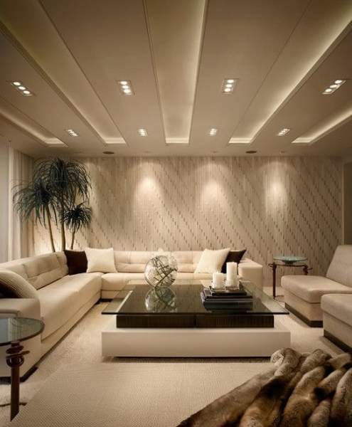 Using gypsum ceiling board for wonderful interior designs