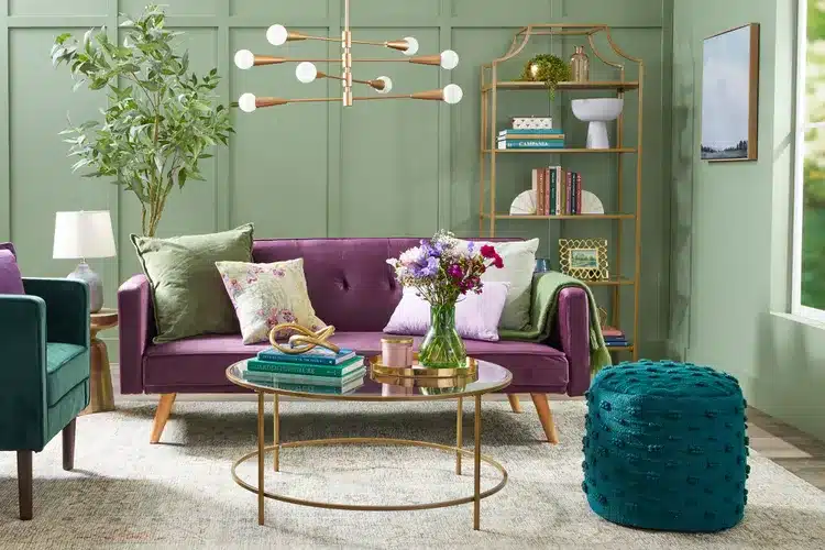 استخدامات Teal Color في التصميمات الداخلية