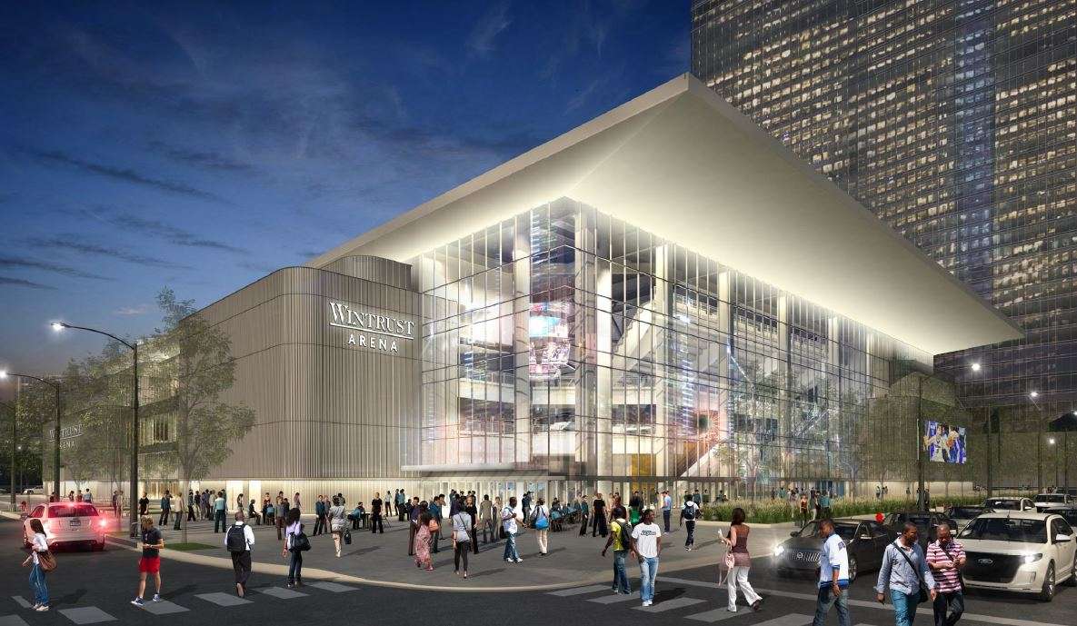 جودة تصميم Wintrust Arena الفائز بجائزة الهندسة المعمارية الأمريكية