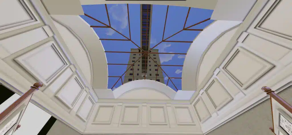 Natural Lighting Physics in Glass Ceiling Design