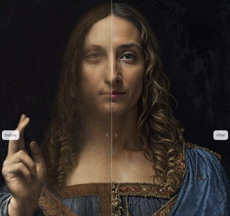 Revolutionizing Art with AI: The Stunning Reimagining of ‘The Savior’ Masterpiece