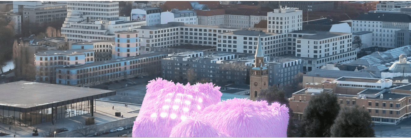 Manuel Rosner's Pink Pavilion makes a case for digital display