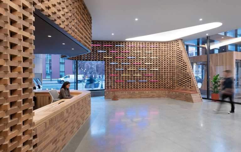 A Masterpiece of Brick Architecture: The Kendall Square Lobby