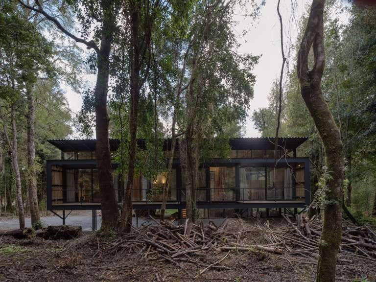 Elevated Living: Lone Oak House by Hebra Arquitectos