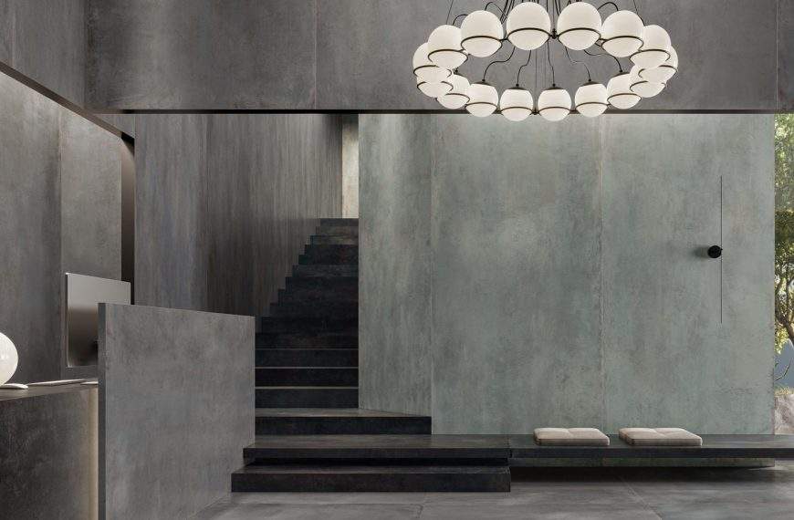 Casalgrande Padana Unveils Fusion Green Tiles: Industrial Elegance with Iridescent Metal Effects