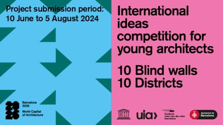 مسابقة الأفكار الدولية للمهندسين المعماريين الشباب – برشلونة 2026
