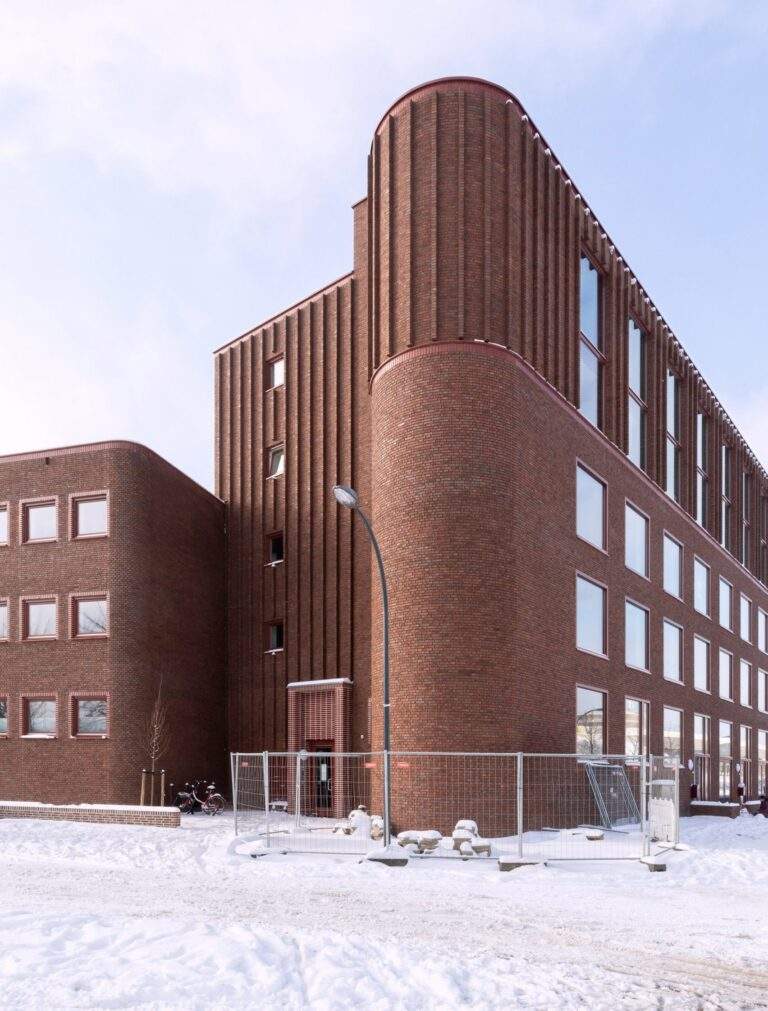 Miller Apartment Building with Red Brick Facade