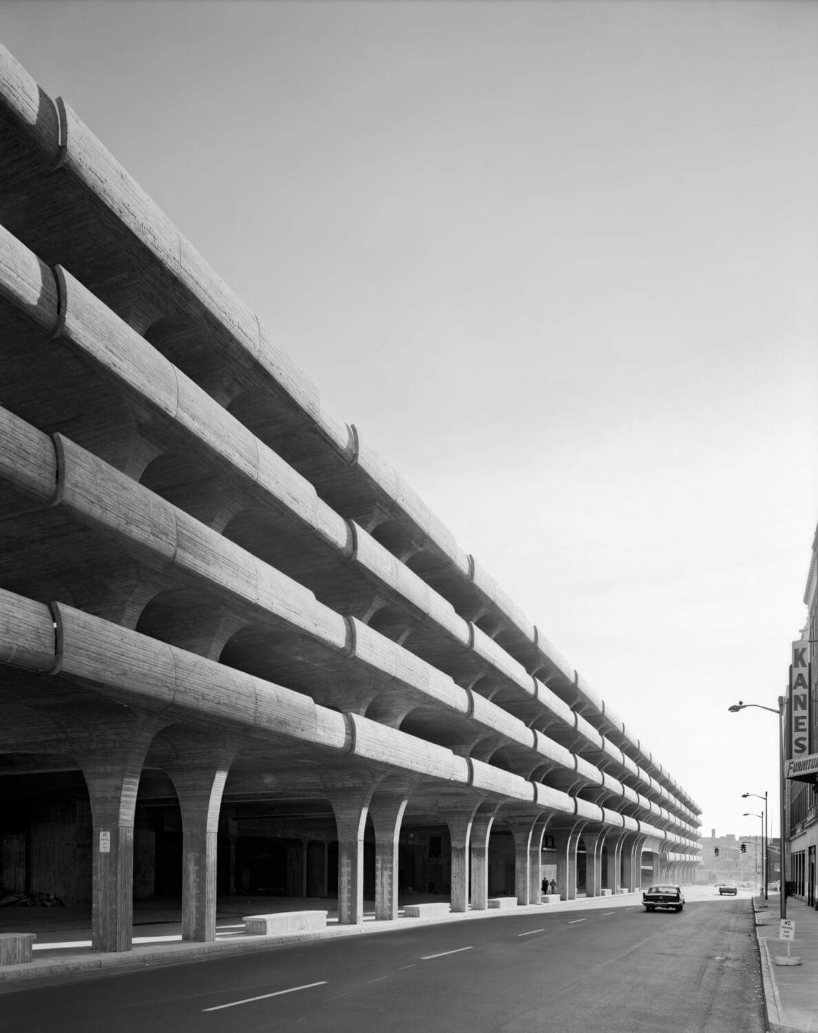 New Haven Parking Garage in New Haven, Connecticut, by Paul Rudolph 