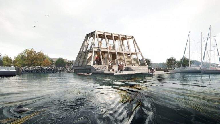 EFFEKT and MAST Design Floating Pavilion for Denmark’s Marine Park 