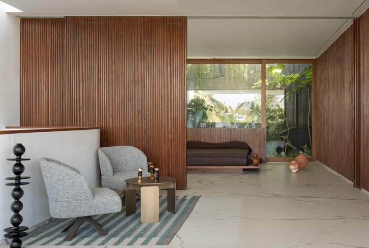 Whispering Curves House / Suva Architects - التصوير الداخلي، غرفة المعيشة