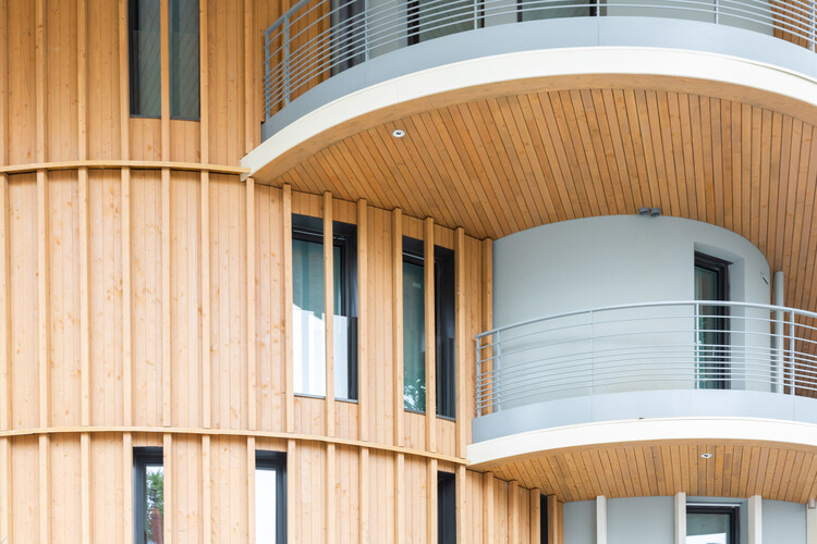 Arborescence Apartments / WY-TO architects - Interior Photography, Windows, Facade, Handrail