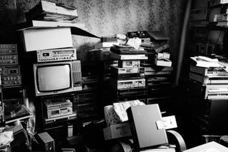 Store room, Wilkinson's Hi-Fi, Nelson, Lancashire