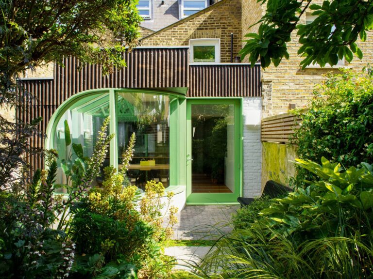 Verdant House: Redesigning a London Home with Wood, Hemp, and Garden Connection