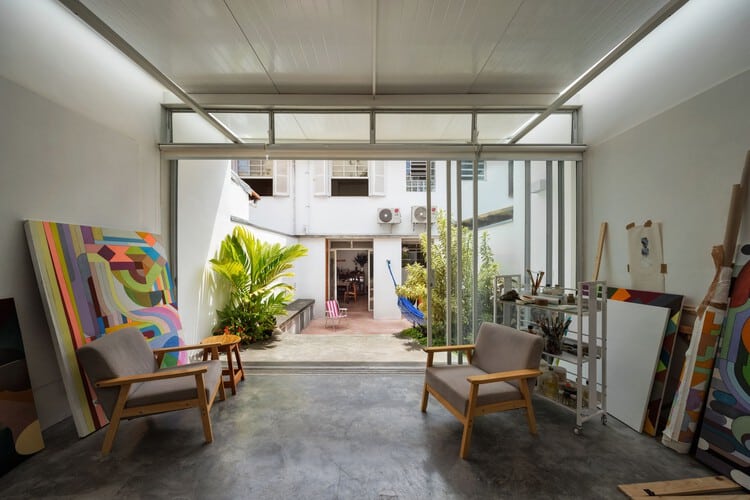Campo Belo Atelier / Canoa Arquitetura - تصوير داخلي، كرسي، نوافذ