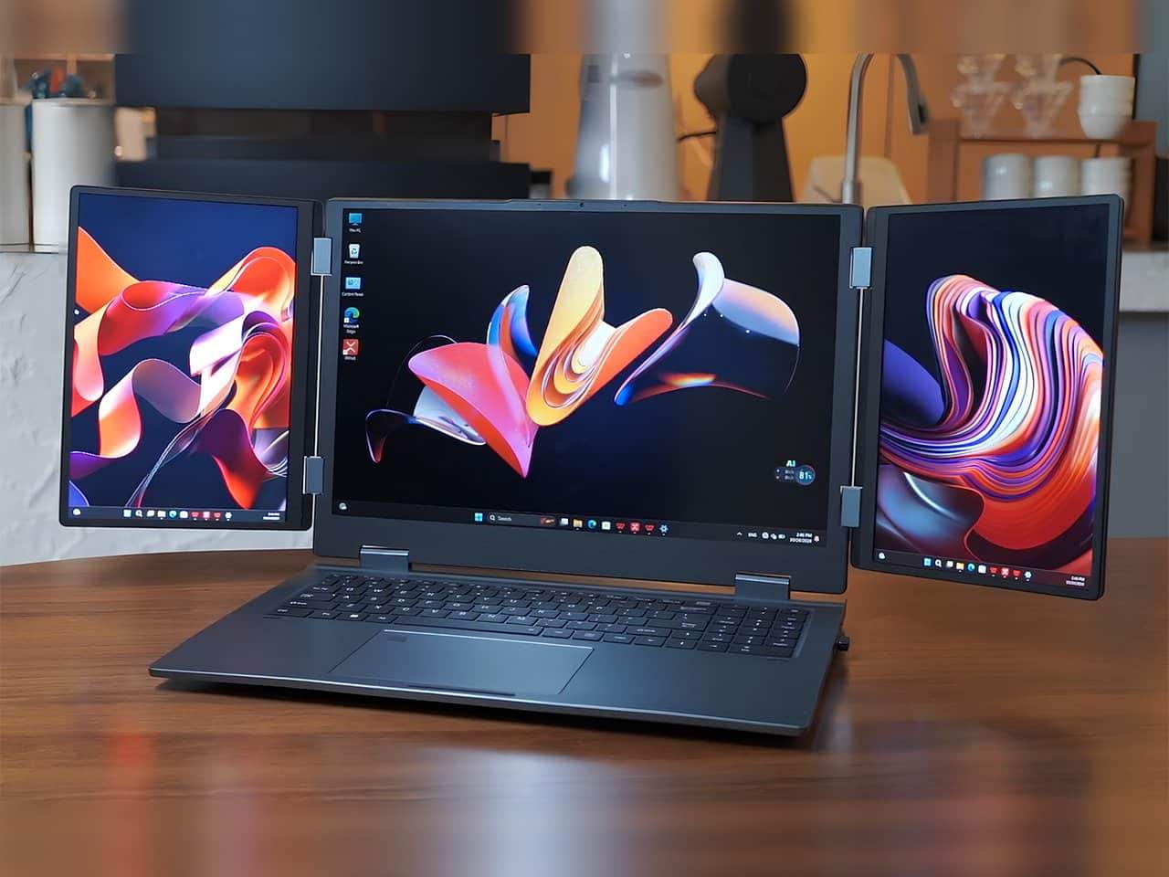 Greyshork X3: The Powerful Triple Screen Laptop That Redefines Portability