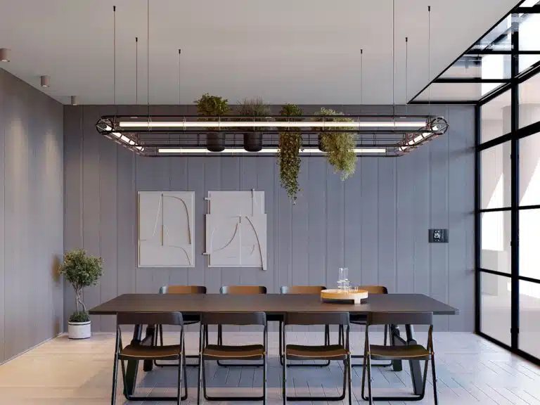 Ultra Mariner Planter Square: A Perfect Harmony of Light, Nature, and Design