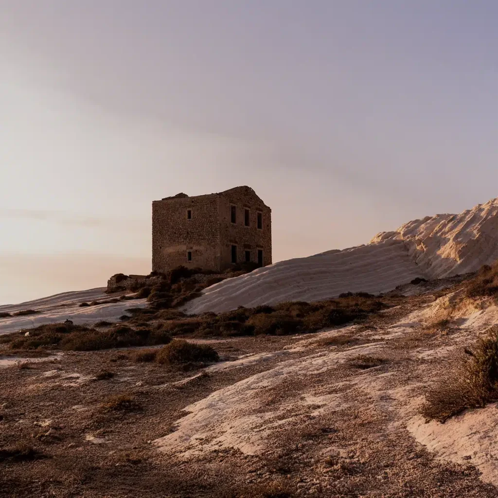 "The old Customs House at Punta Bianca, being reimagined as part of the Punta Bianca Architecture Competition"
