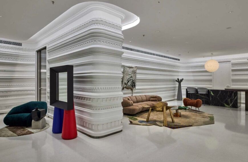 Stunning Gallery in Kolkata Combines Rich Indian Temple Architecture with Quirky Minimalism