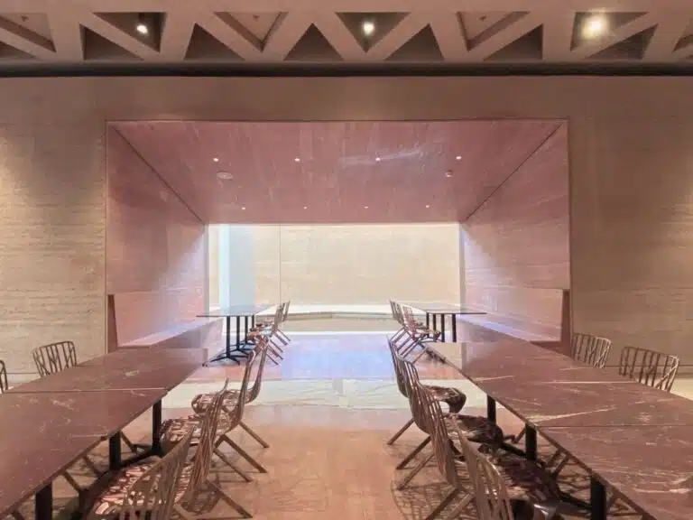 the visitor center inside King Salman Park