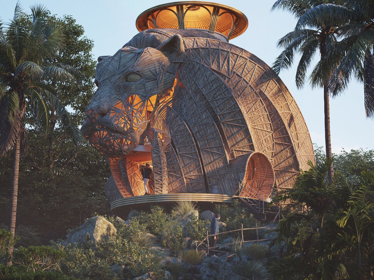 This Luxury Safari Cabin is Designed to Capture the Majesty of Lions