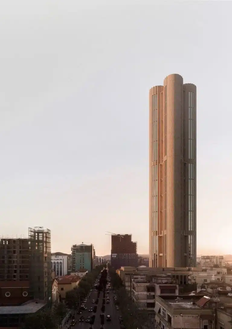Ricardo Bofill Taller de Arquitectura Unveils  Papuli Tower in Tirana