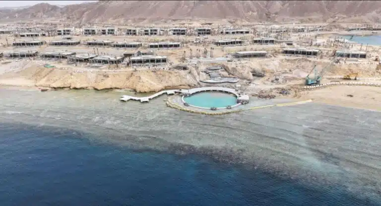 Construction Progress Continues at Rosewood Resort Project in AMAALA