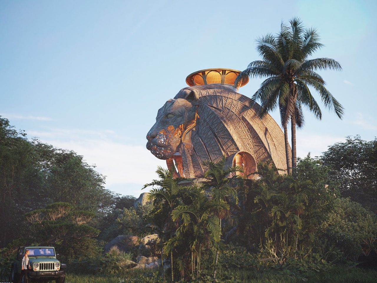 This Luxury Safari Cabin is Designed to Capture the Majesty of Lions