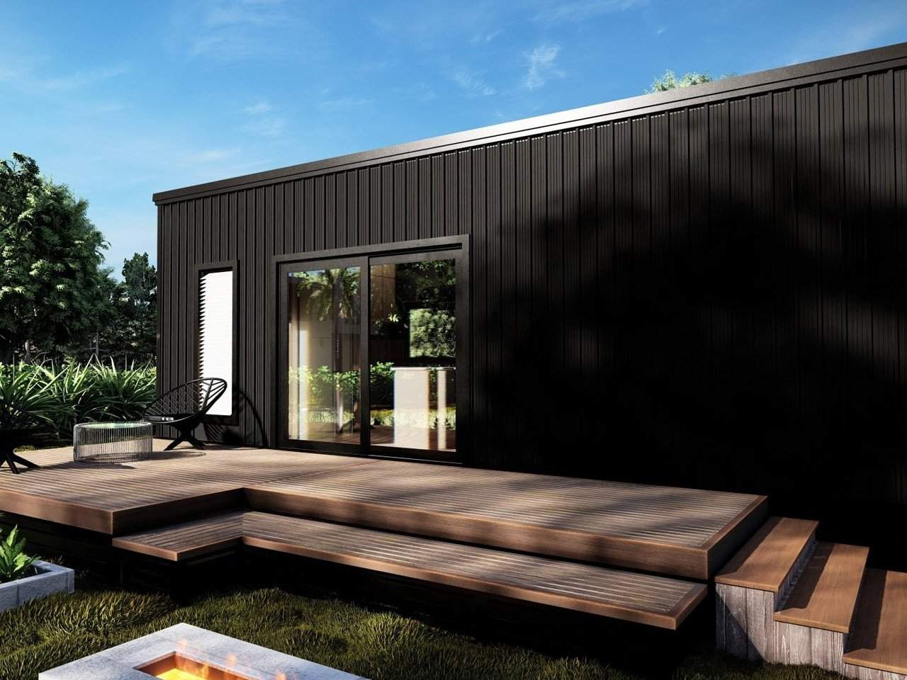 This Tiny Home With A Fancy Butler’s Pantry Is Peak Luxury Micro-Living