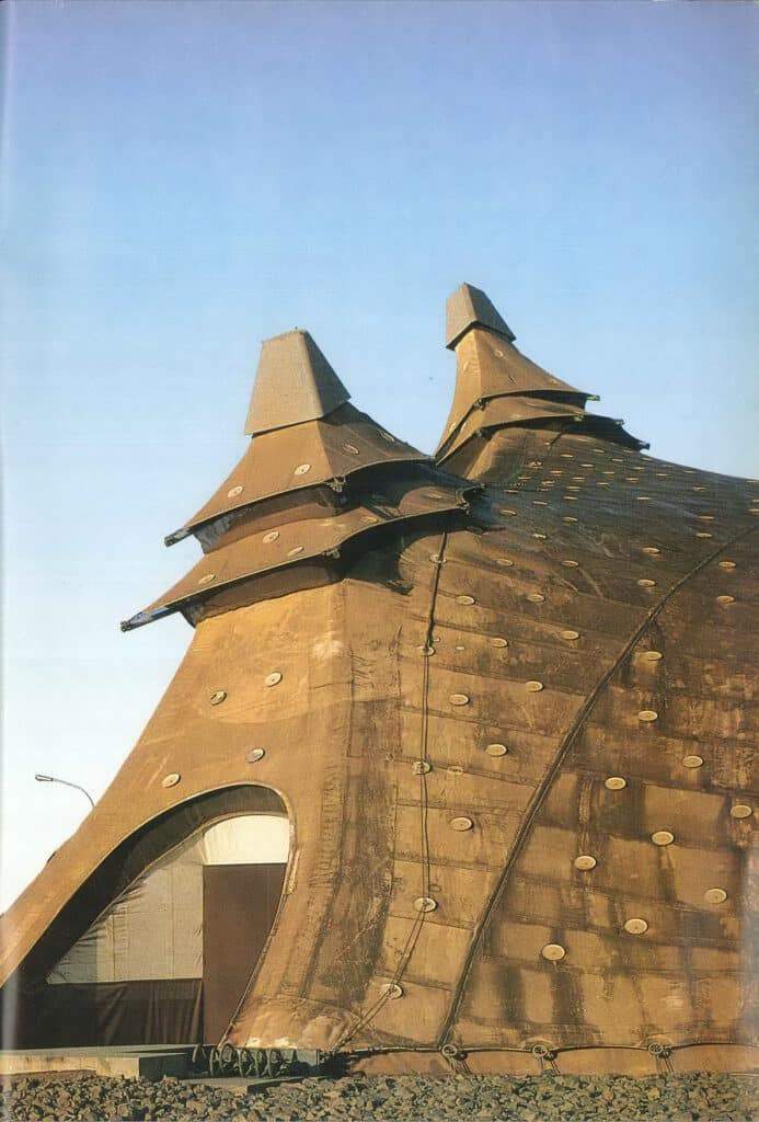 Frei Otto's architectural designs in Mimar magazine