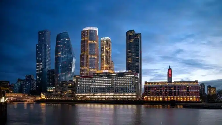 Foster + Partners reveals trio of skyscrapers in The Round overlooking Thames in London