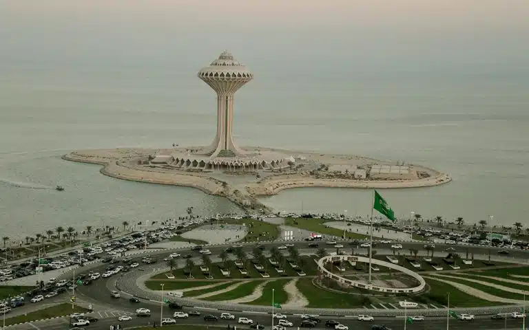 Water Tower on Khobar Corniche, Saudi Arabia