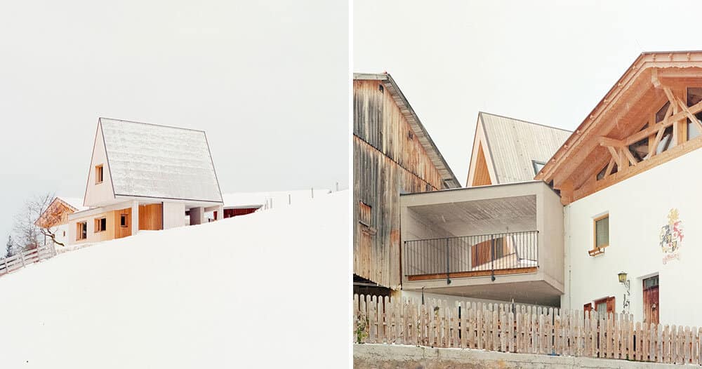 BS Hof House: يقدم Alpina Architects المزرعة الموسعة حديثًا في شمال إيطاليا