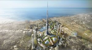 Jeddah Tower, 1,000 meters (under construction)