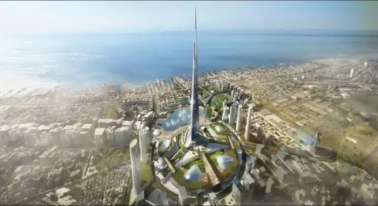 Jeddah Tower, 1,000 meters (under construction)