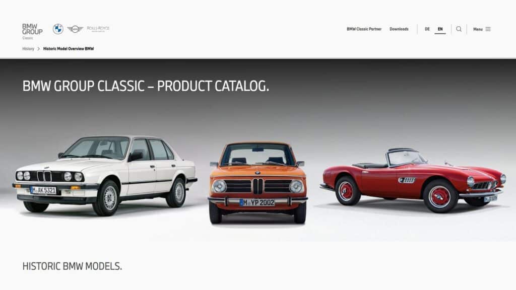 Peruse the new BMW Group Archive to explore the evolution of BMW design over the decades