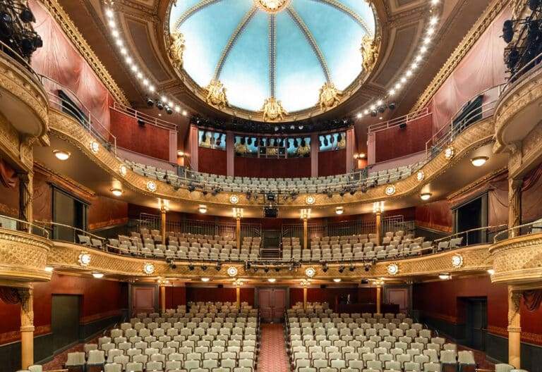 Historic theater reflecting the importance of Harlem Houses restoration in heritage preservation
