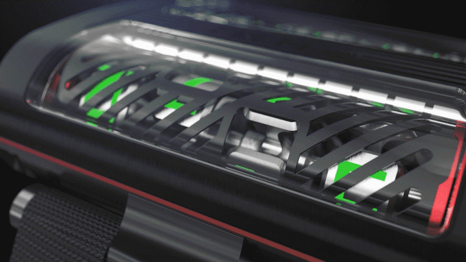 High-tech watch design with philosophical inscriptions about time