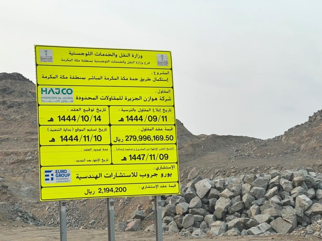 the Jeddah-Makkah Direct Road Project Completed