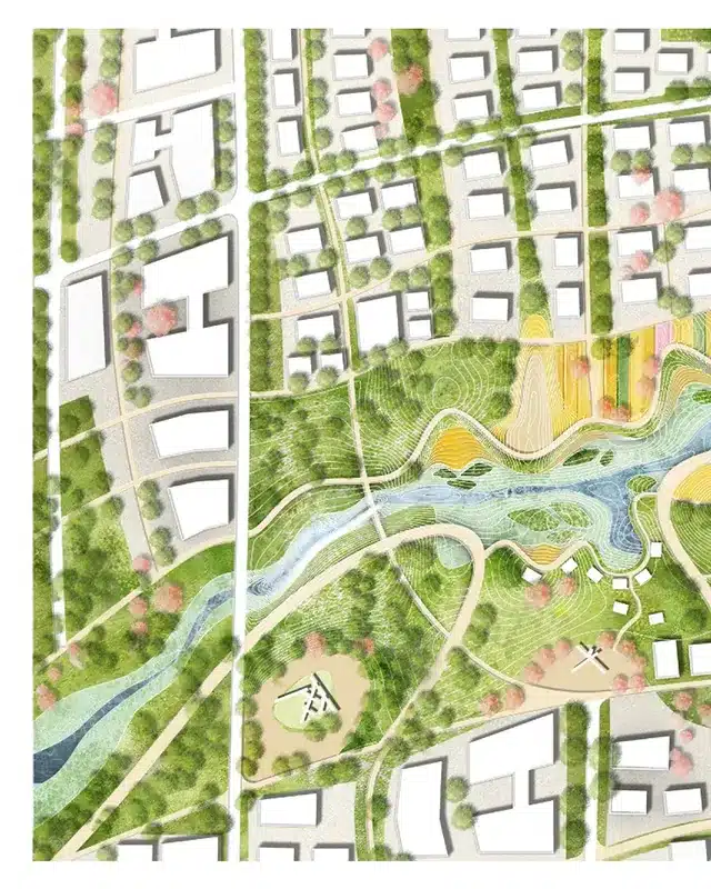 Urban planning design from the urban and architectural design workshop using digital tools