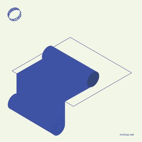 Architectural Blueprint Roll – The Foundation of Our Identity –cylindrical rolls